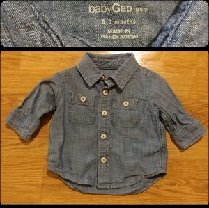 Baby Gap Boys Denim Button Down 👶